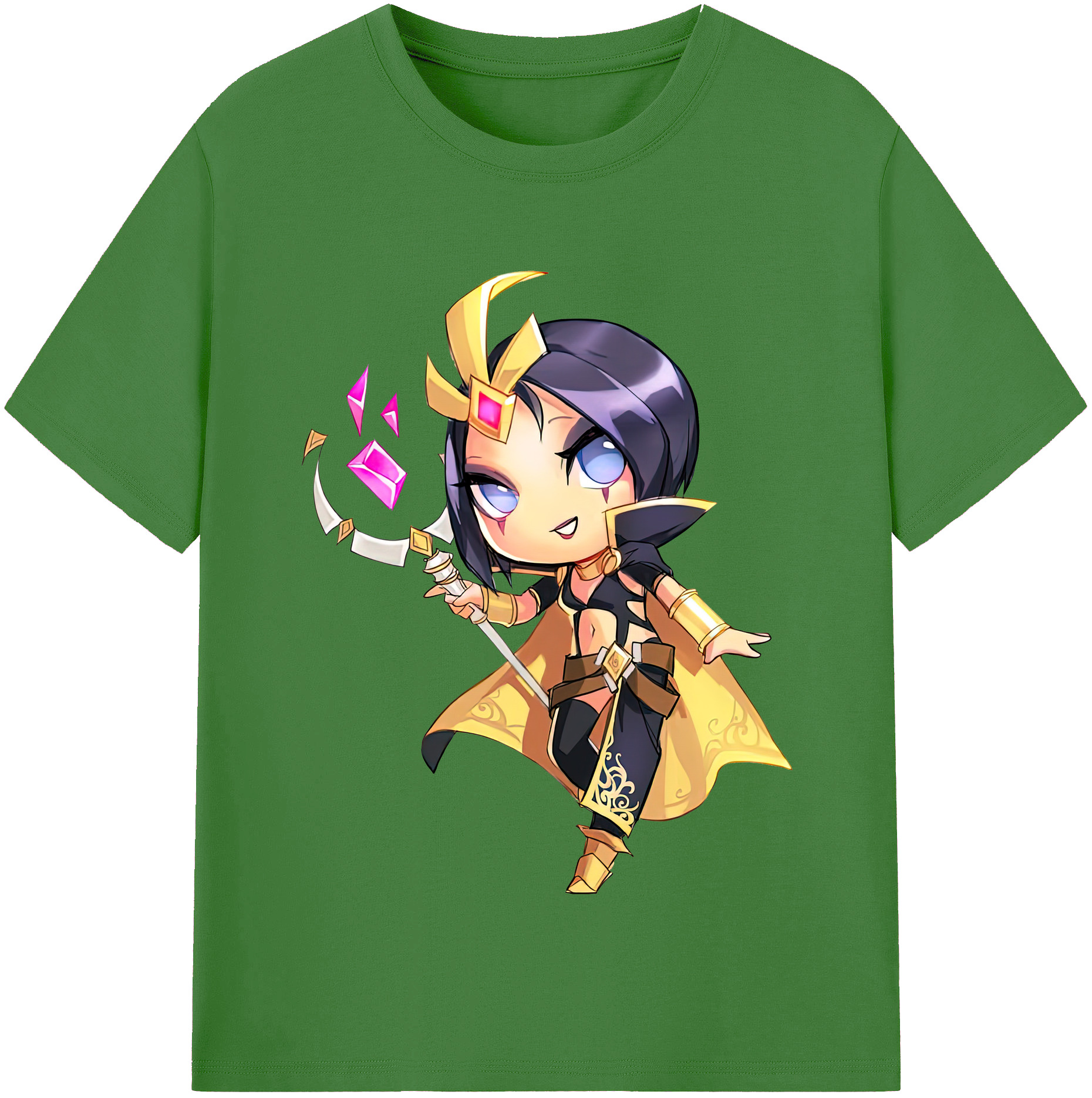 （画像用） リーグ・オブ・レジェンド League of Legends LOL レディースカジュアルプリントTシャツ（綿100％）